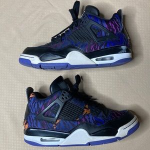 Jordan 4, GS size 5.5Y, Rush Violet